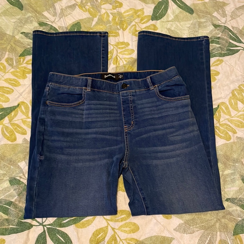 Betabrand Pull on boot cut jeans
